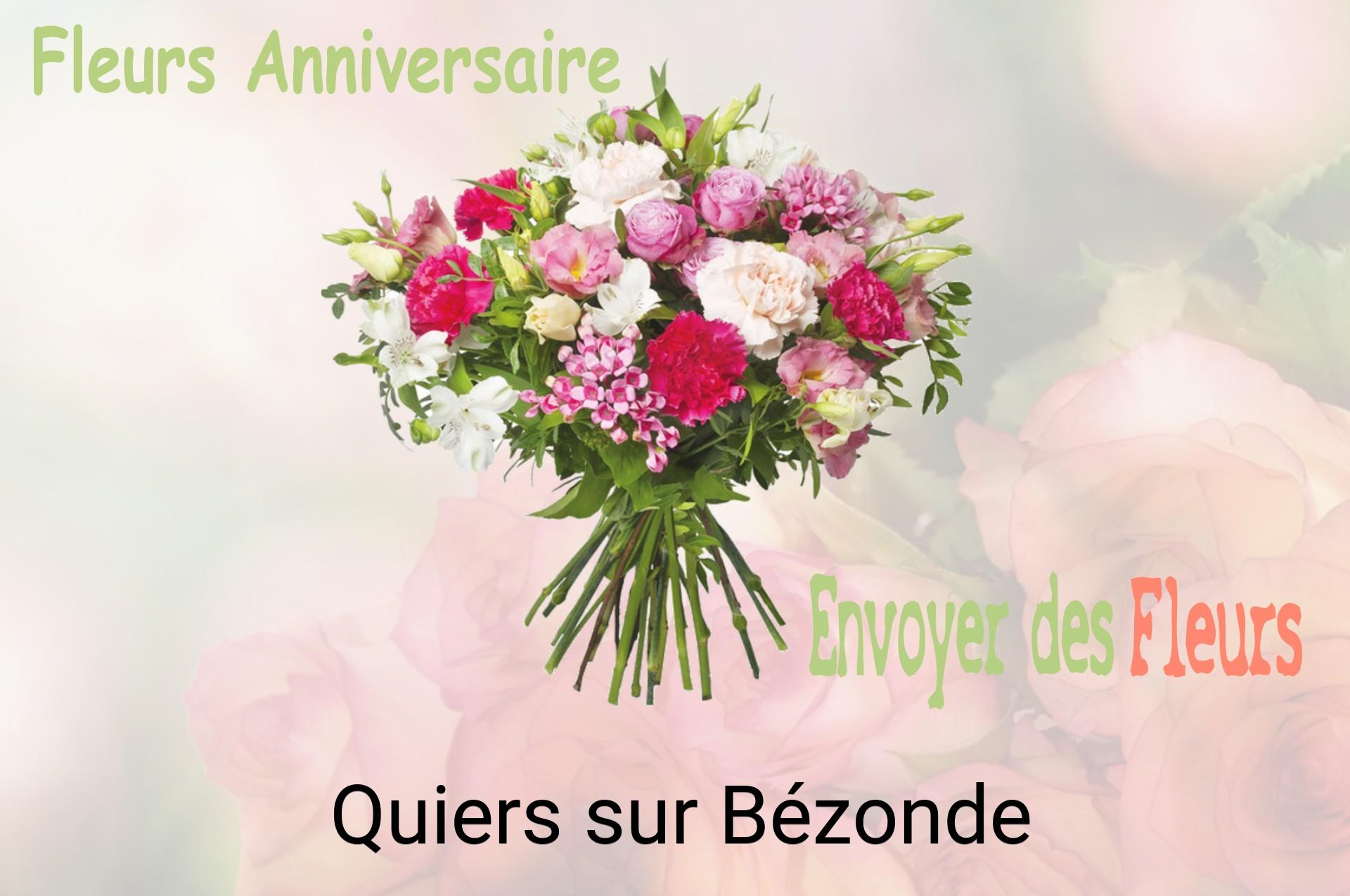 Bouquet de fleurs d’anniversaire livré à Quiers-sur-Bézonde