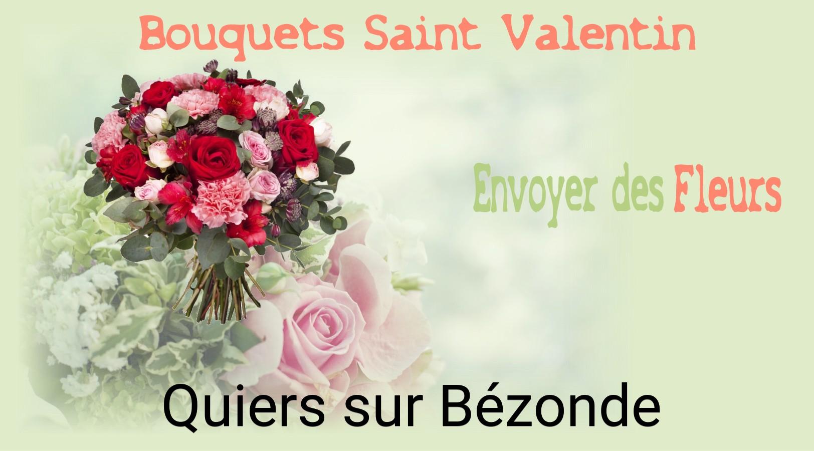 Roses de Saint-Valentin livrées à Quiers-sur-Bézonde